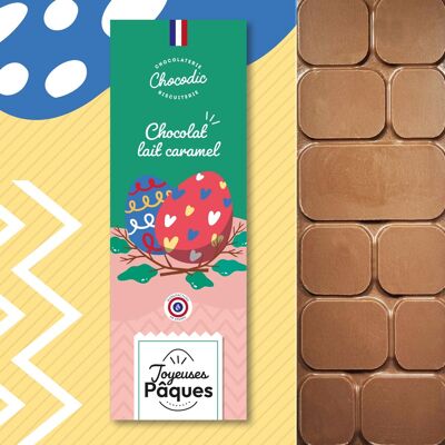 CHOCODIC - TAVOLETTA DI CIOCCOLATO AL LATTE CARAMELLO 33% CACAO - CIOCCOLATO PASQUALE