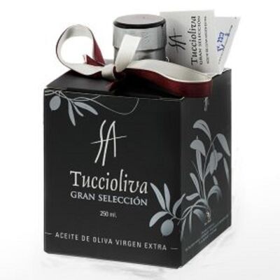Aceite de oliva virgen extra Tuccioliva ESTUCHE  MYSTIC 250 ML NEGRO