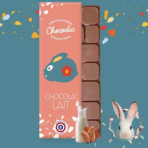 Chocodic - tablette chocolat lait  - chocolat de paques