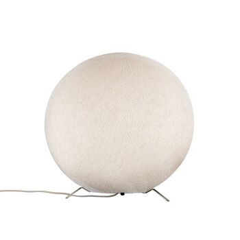 Lampe à poser globe aimanté écru - taille S 4