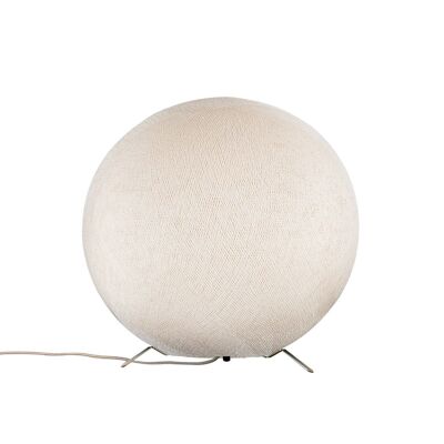 Ecru magnetic globe table lamp - size S
