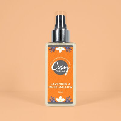 Spray per ambienti lavanda e malva muschiata (150 ml)