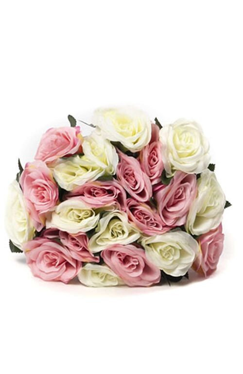 Bouquet de Rose - Ivoire et Rose 21 roses