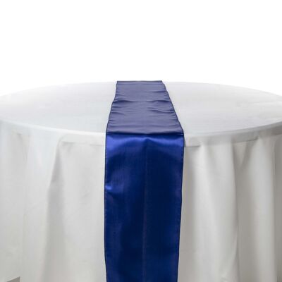 Chemin de table bleu roi satin x 10 pcs