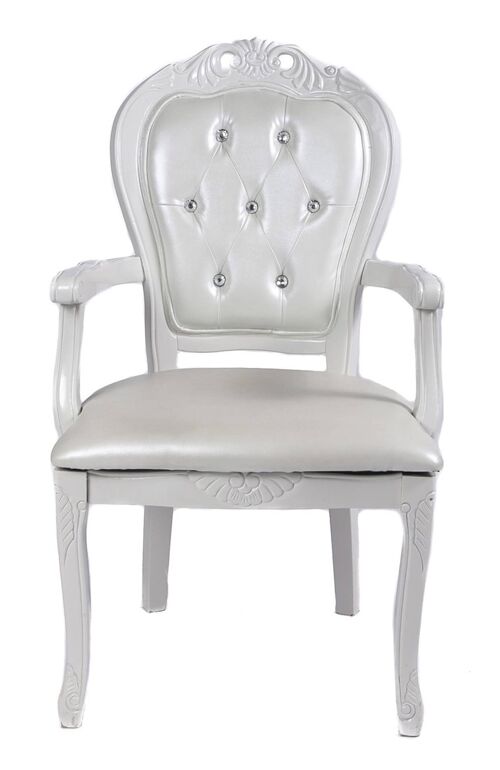 Fauteuil baroque Blanc