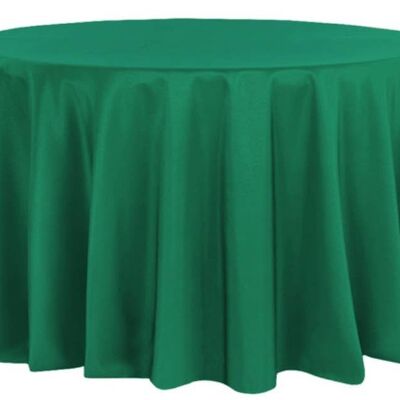 Nappe Ronde Unie 280 Cm Vert Émeraude