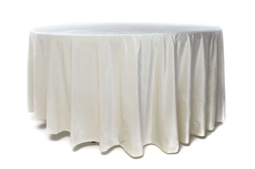 Nappe velours Champagne ronde 280cm