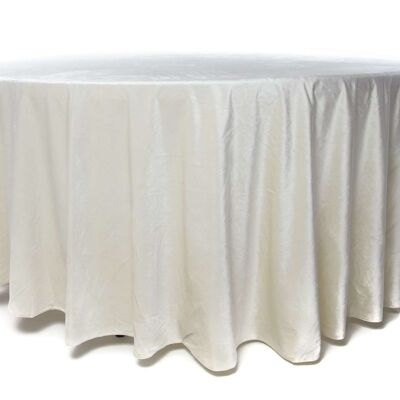 Nappe velours Champagne ronde 280cm