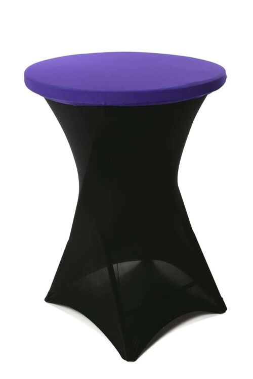 Top lycra Violet pour mange debout 80 cm