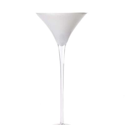 Vase martini blanc 70 cm