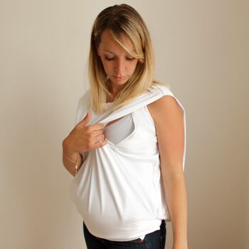 Tee shirt grossesse et allaitement - marianne blanc 5