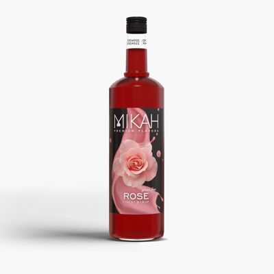 Jarabe de Sabores Premium Mikah - Rose (Rosa) 1L