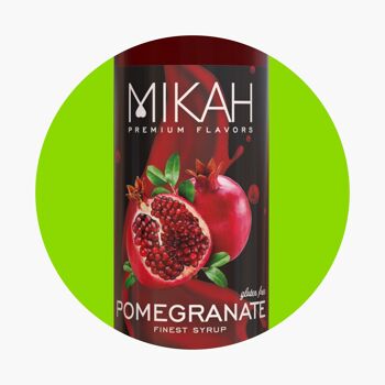 Mikah Premium Flavours Sirop - Grenade (Grenade) 1L 2