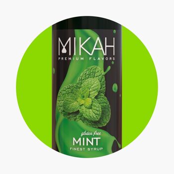 Sirop Mikah Premium Flavors - Menthe 1L 2