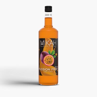 Mikah Premium Flavors Syrup - Passion Fruit (Maracuja) 1L