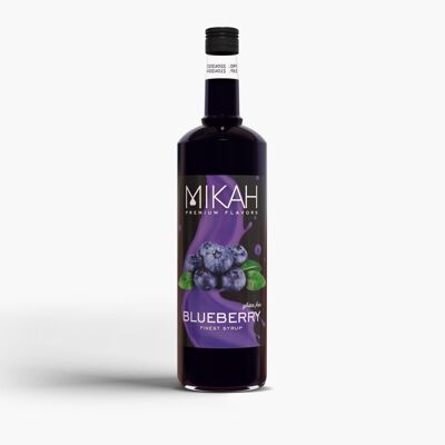 Mikah Premium Flavors Syrup - Blueberry 1L