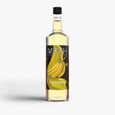 Mikah Premium Sabores Jarabe - Plátano 1L