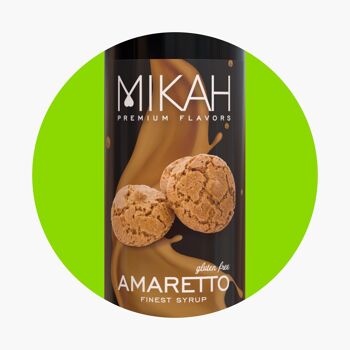 Mikah Premium Flavors Sirop - Amaretto 1L 2