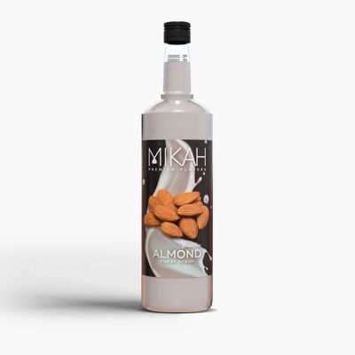 Mikah Premium Flavors Syrup - Almond (Leche de almendras) 1L