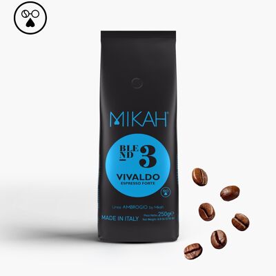 vivaldo n.3 - 250gr de espresso fuerte