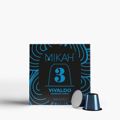 Vivaldo N.3 Espresso Forte - Capsules pour système Nespresso® - 10 pcs