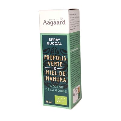 Green propolis & manuka honey oral spray