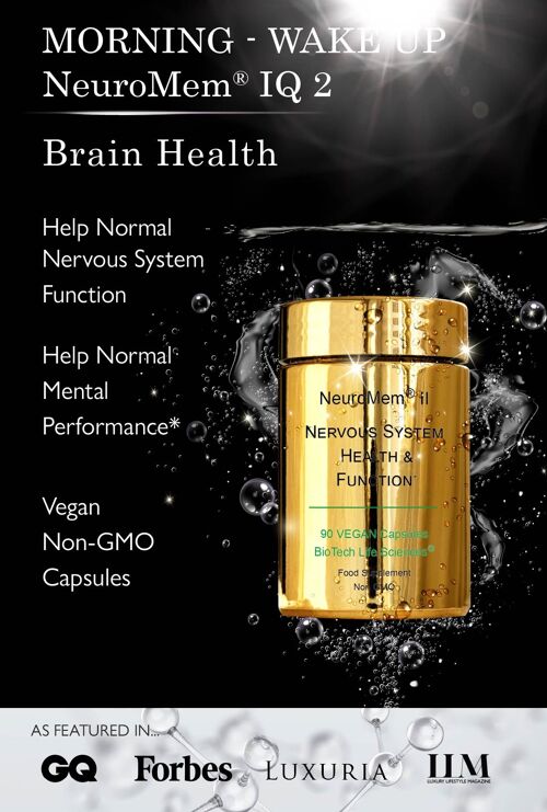 2 - Brain & Nervous System Health Help Mental Performance, Cognitive & Psychological Function - 30 capsules Â£35 rrp Â£40