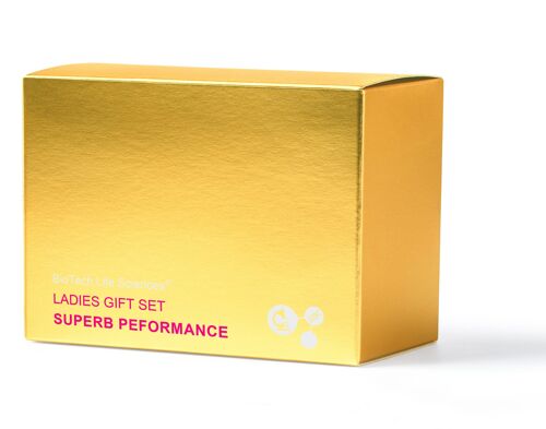 Women Superb Performance & Energy Professional Gift Set- Energy Metabolism, Reduce Tiredness & Fatigue, Help Nervous System & Immune System Function - Energise-X 30 caps + Energise 1 45 caps