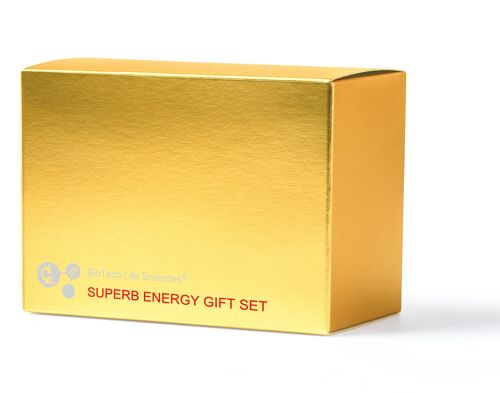 Superb Performance & Energy Professional Gift Set â€“ Energy Metabolism, Reduce Tiredness & Fatigue, Help Nervous System & Immune System Function - Energise-X 30 caps + Energise 1 45 caps