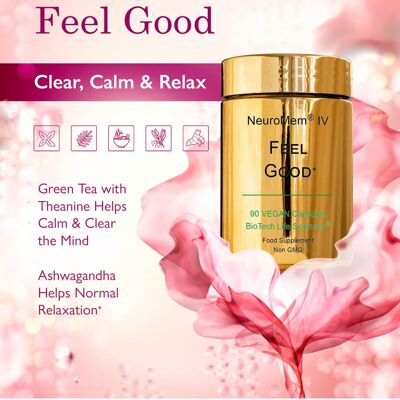 FEEL GOOD - Calm, Clear & Relax + Menopause Support XL 90 gélules