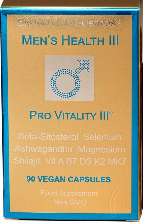 Men 3- Sexual Function & Spermatogenesis, Beta-Sitosterol, Ashwagandha, Shilajit, Iodine & Selenium