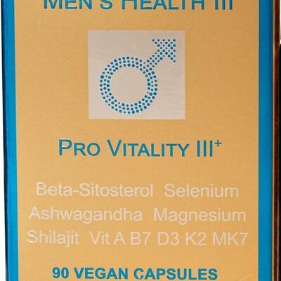 Männer 3 – Sexuelle Funktion und Spermatogenese, Beta-Sitosterin, Ashwagandha, Shilajit, Jod und Selen