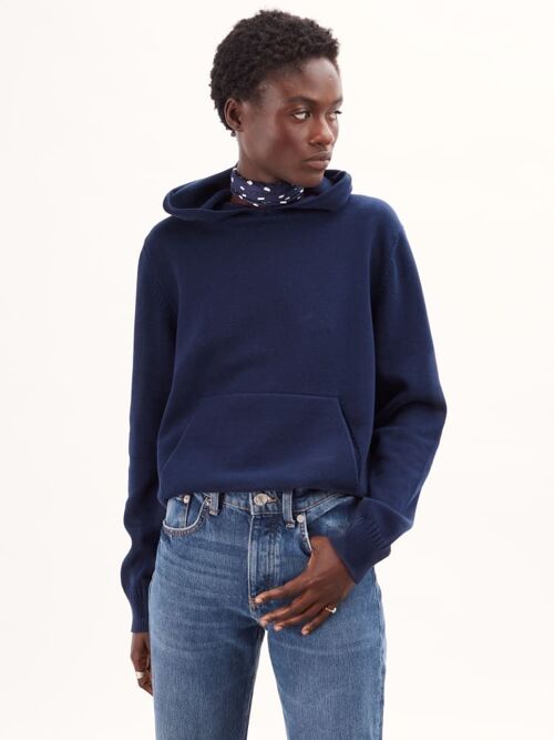 Organic Cotton Hoodie , Navy