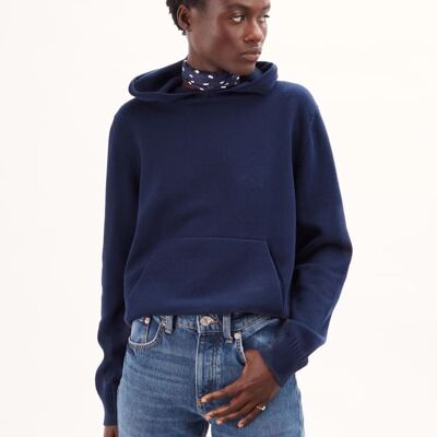 Organic Cotton Hoodie , Navy