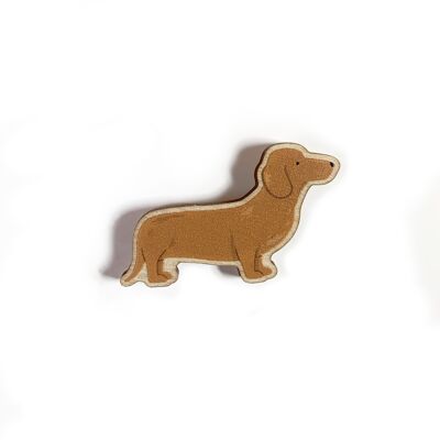 Dachshund Wooden Dog Pin