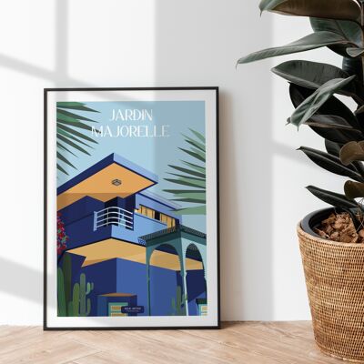 Poster Giardino Majorelle - Marrakech 30x40cm