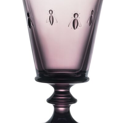 Verre a vin abeille aubergine