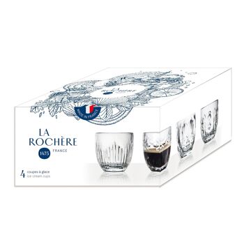 Set de 4 tasses expresso TROQUET assortis 3