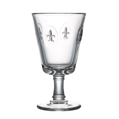 Verre fleur de lys a vin