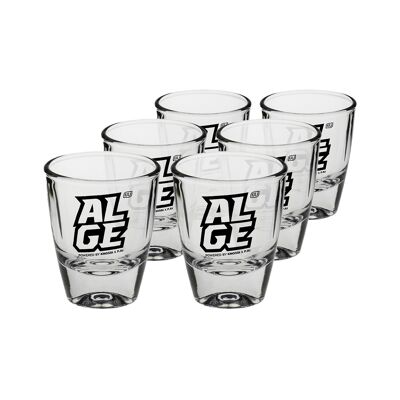 ALGE 2cl shot glass in a set of 6