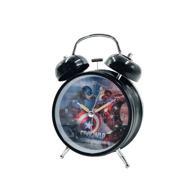 Reloj despertador lenticular de la guerra civil de Marvel