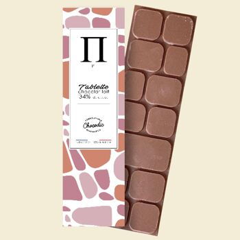 Chocodic - tablette chocolat lait 33% de cacao 1