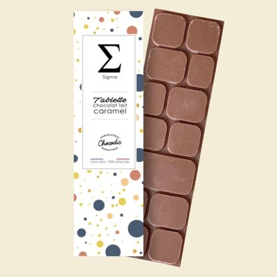 Chocodic - tablette chocolat lait caramel 33% de cacao