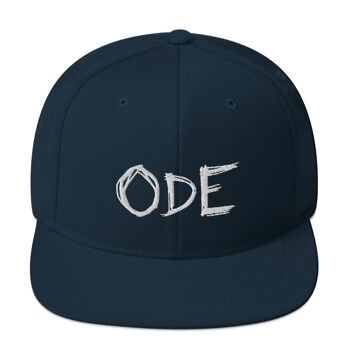 ODE Snapback vakoisella logolla - Noir/ Argent 2