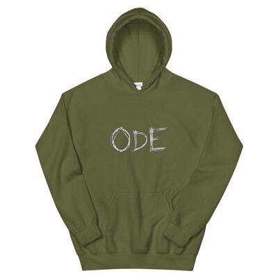 ODE Huppari vaalealla logolla - Military Green - XL