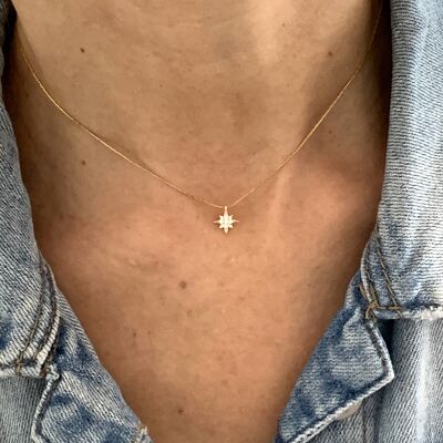 Shooting star necklace
