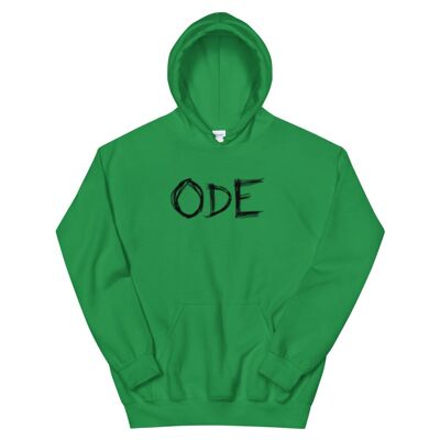 ODE huppari mustalla logolla - Irish Green - XL
