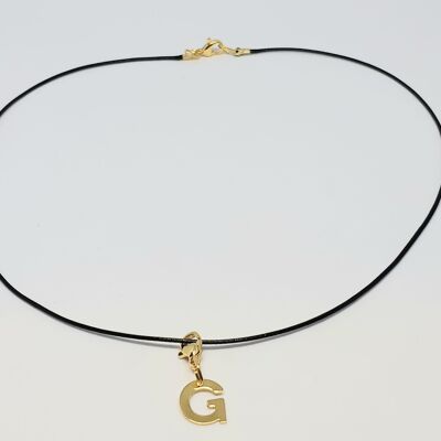 Alphabet necklace letter G