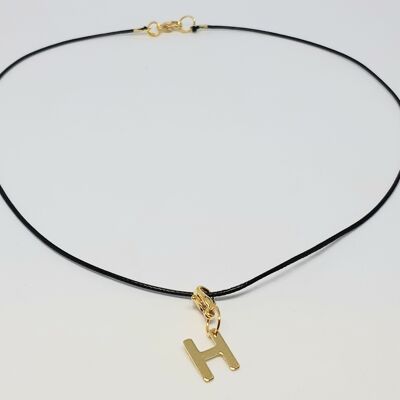 Alphabet choker letter H