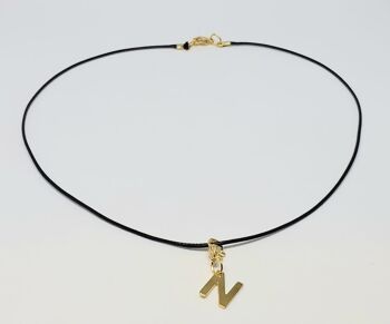 Collier lettre N alphabet